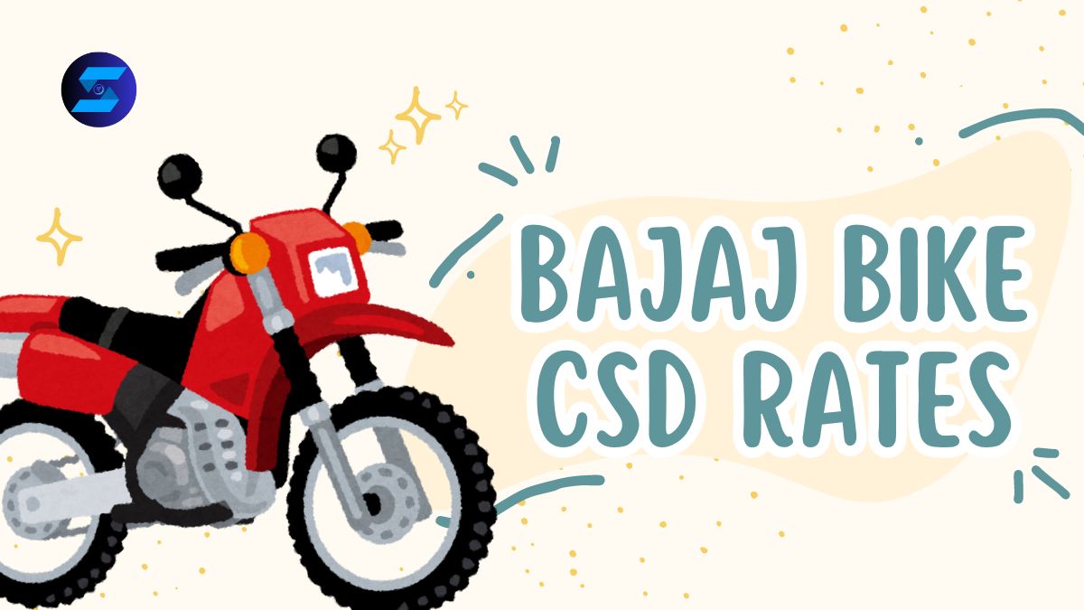 Bajaj Bike CSD Rates