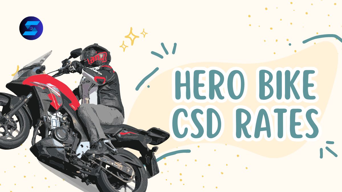 Hero Bike CSD Rates