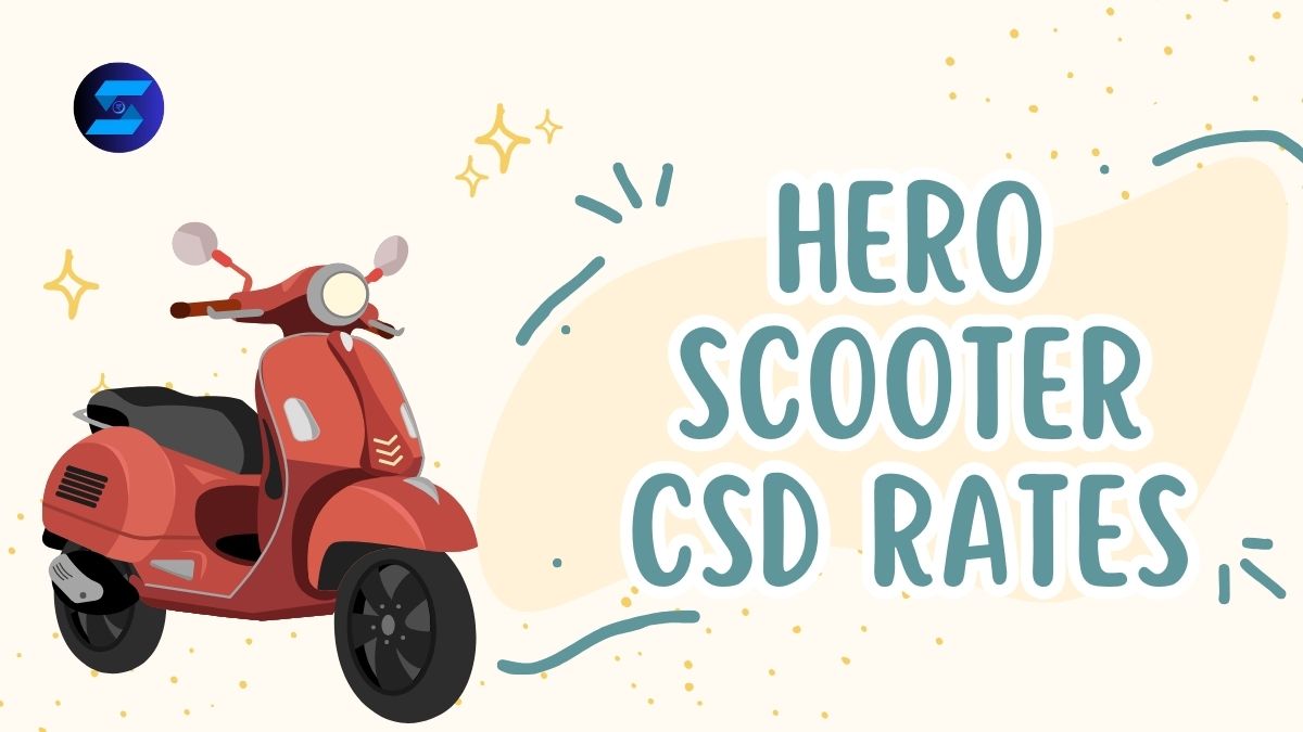 Hero Scooter CSD Rates