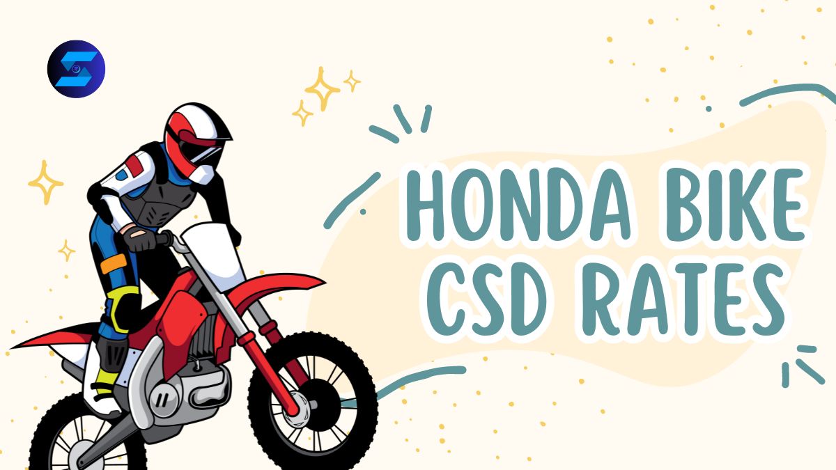 Honda Bike CSD Rates