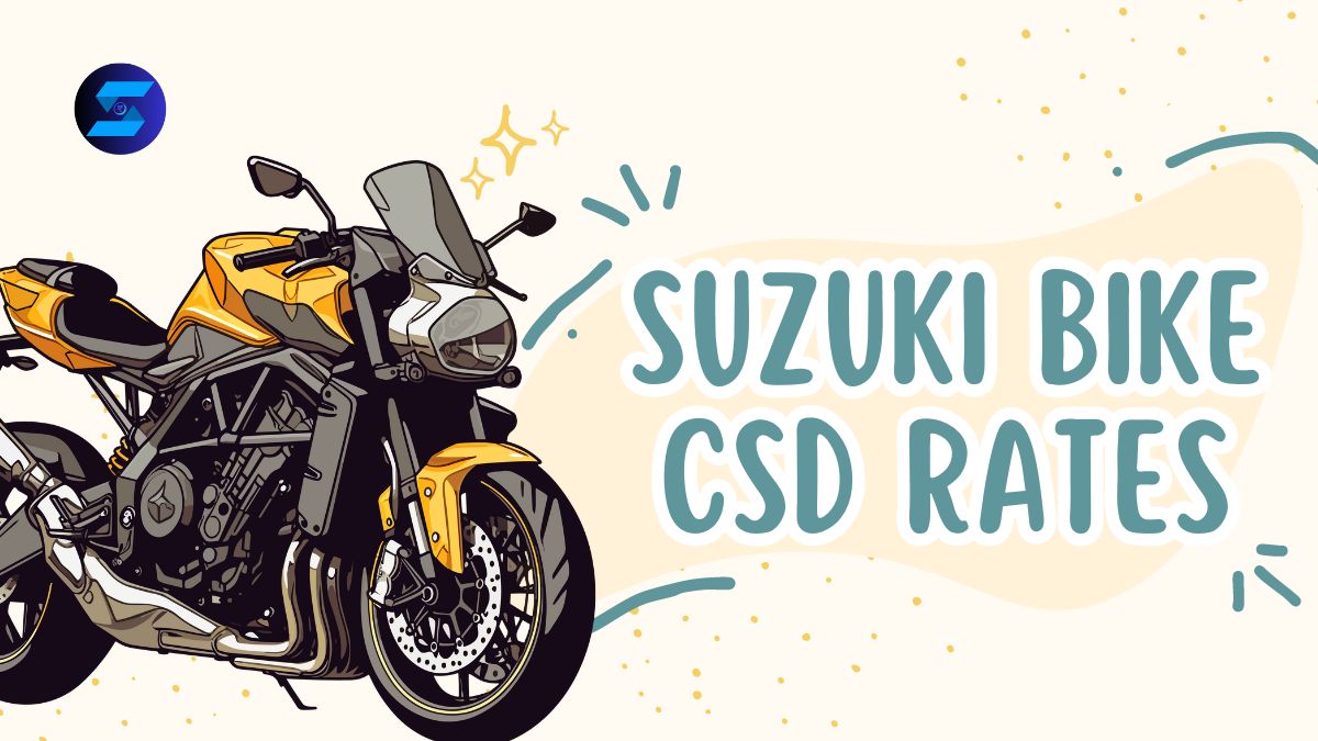 Suzuki Bike CSD Rates