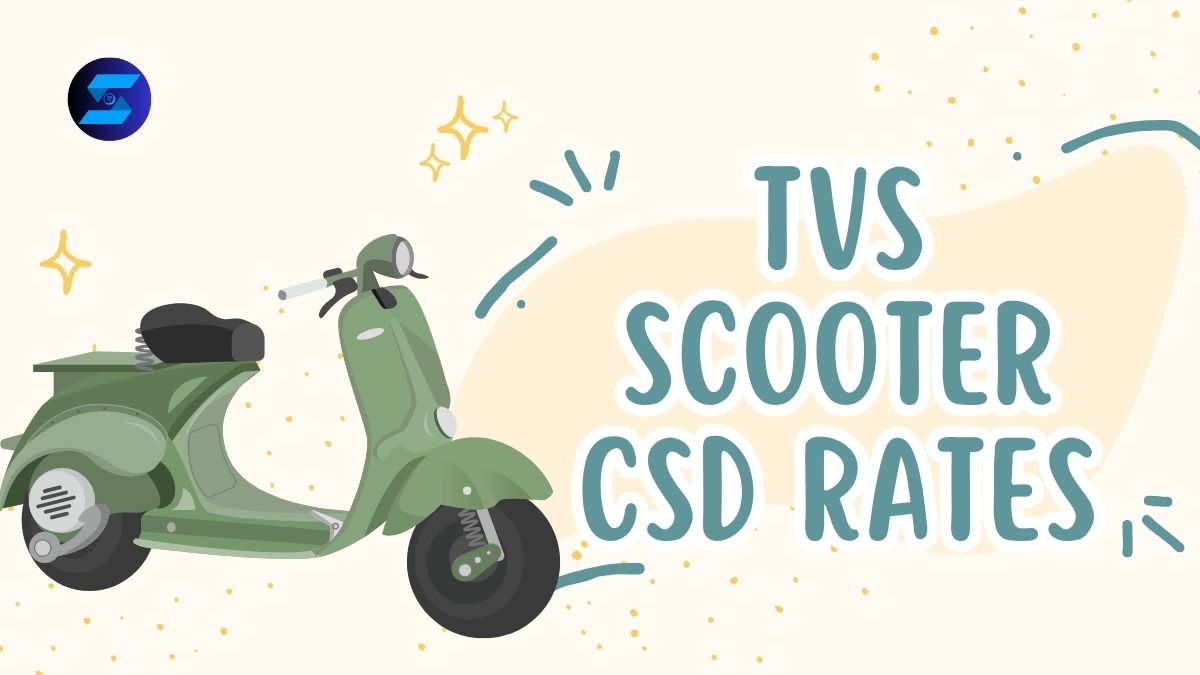 TVS Scooter CSD Rates