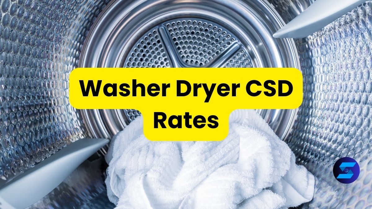 Washer Dryer CSD Rates