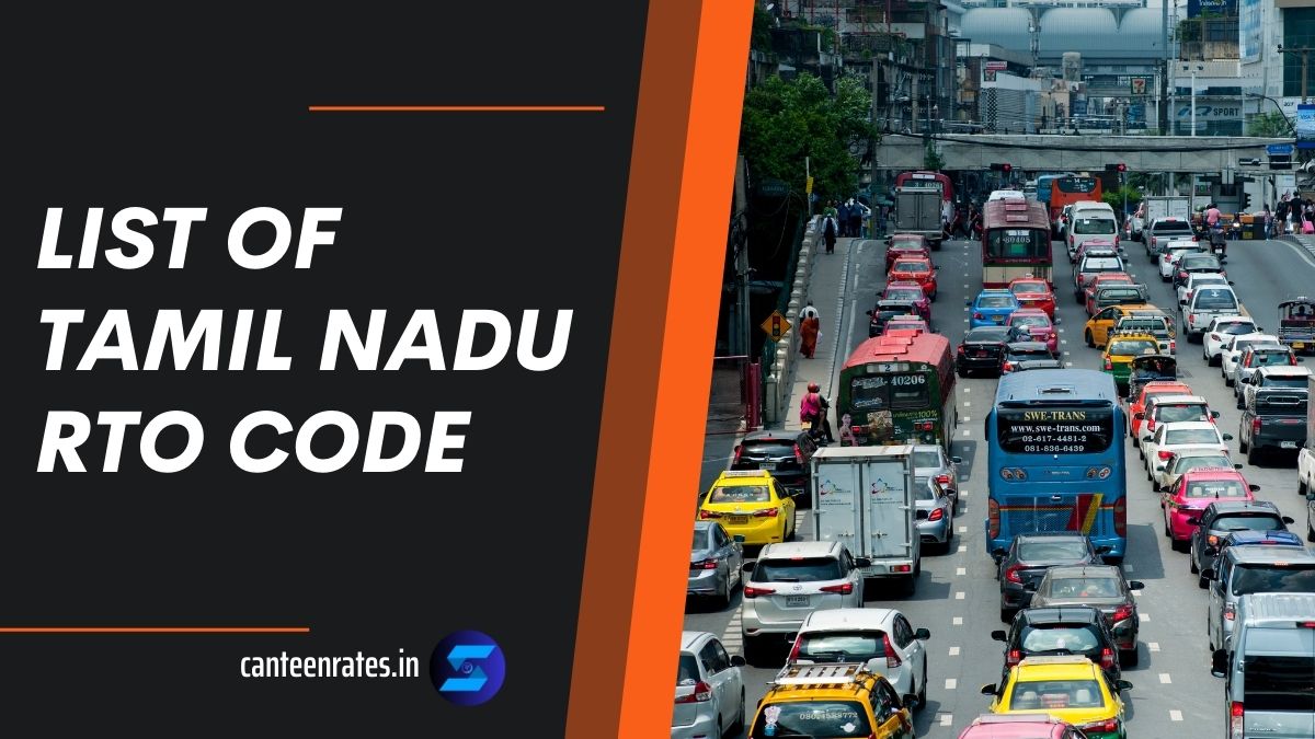 List of Tamil Nadu RTO Code