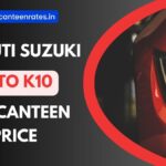 Alto K10 CSD Canteen Price List PDF