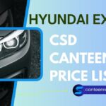 Hyundai Exter CSD Canteen Price List PDF