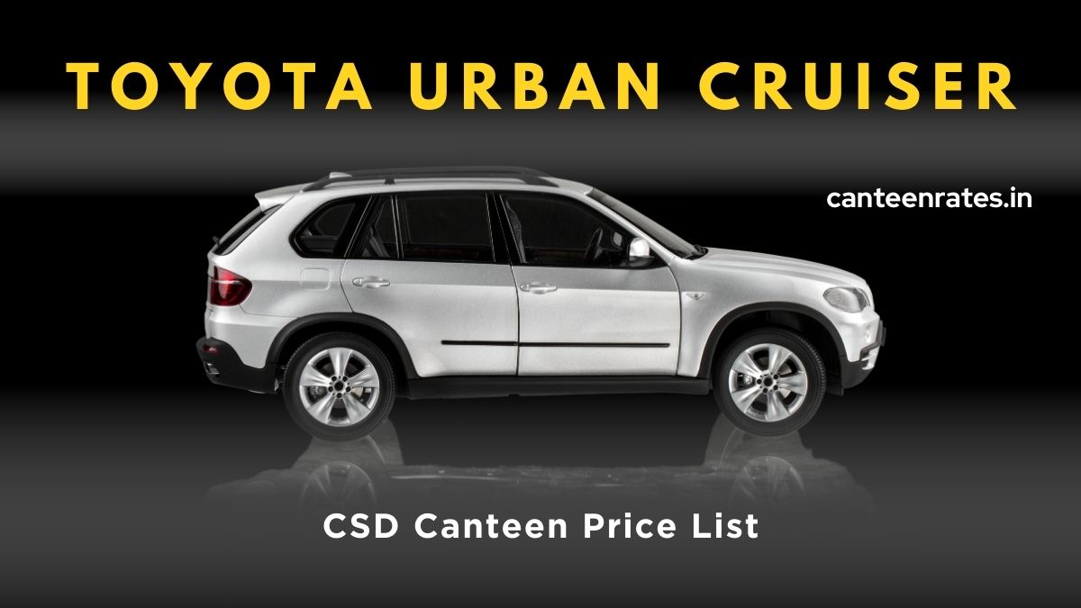 Urban Cruiser CSD Canteen Price