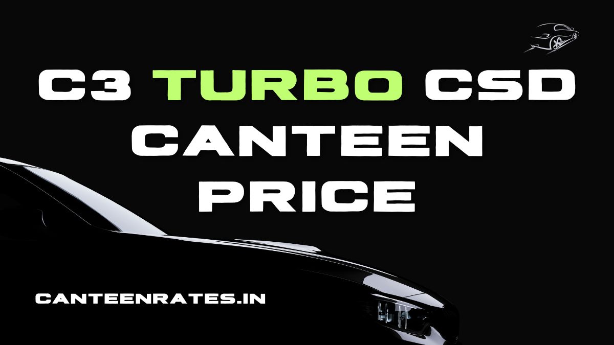 Turbo CSD Canteen Price