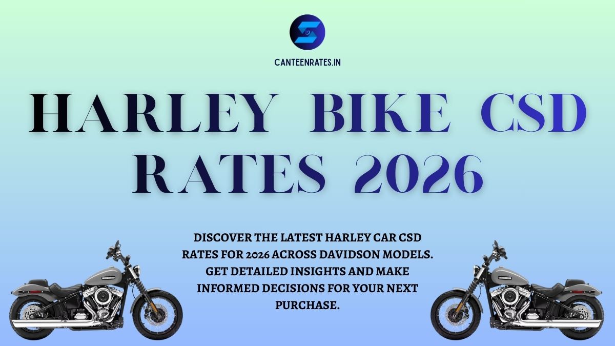 Harley CSD Rates 2026