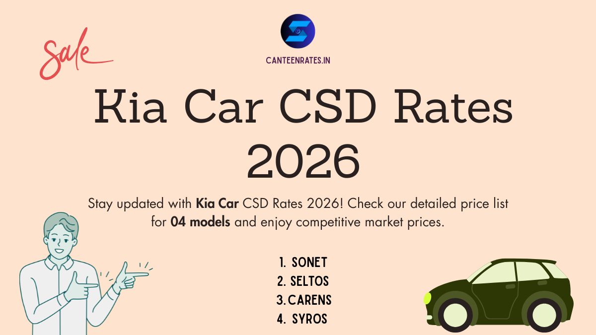 Kia CSD Rates 2026