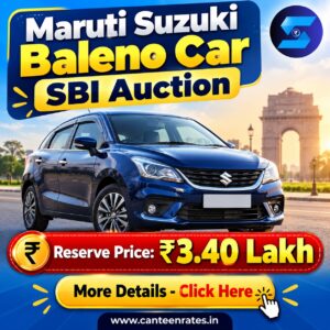 2018 Maruti Suzuki Baleno Car SBI Auction in New Delhi
