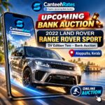2022 Land Rover Car Bank Auction in Alappuzha, Kerala