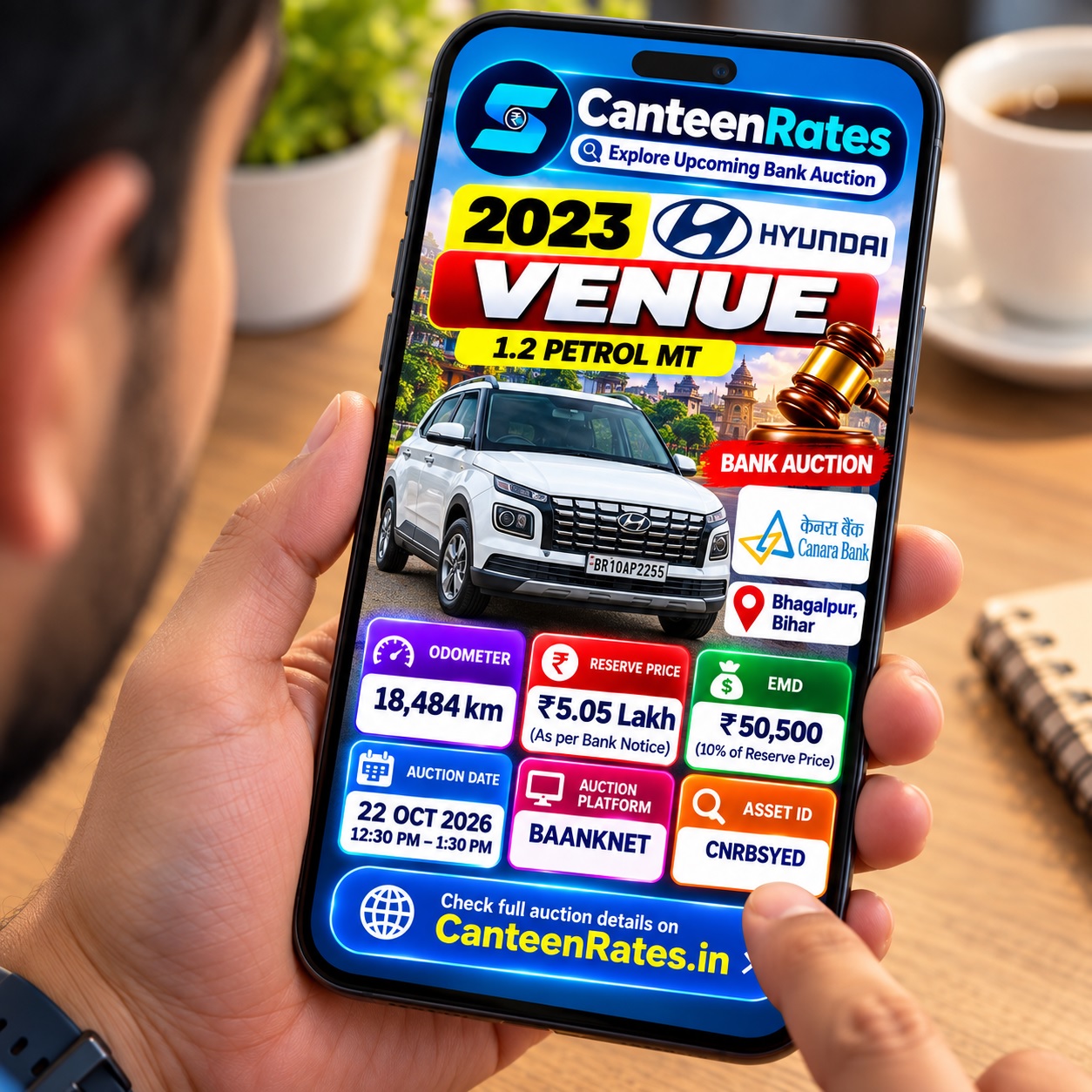2023 Hyundai Venue Canara Bank Auction in Bhagalpur