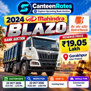 2024 Mahindra Blazo Bank Auction in Gorakhpur