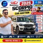 Mahindra scorpio car auction oct 2026