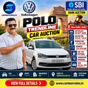 Volkswagen Polo car Auction Sale Delhi Oct 2026